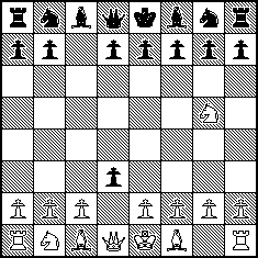 Thrid of 3 diagrams showing an example of how en-passant works.